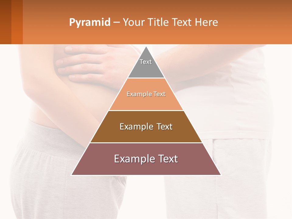 A Man And A Woman Holding Their Stomach PowerPoint Template