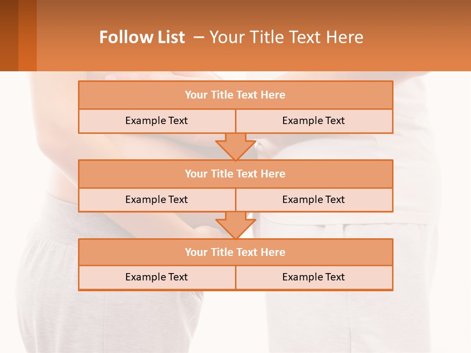 A Man And A Woman Holding Their Stomach PowerPoint Template