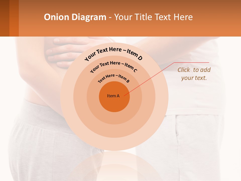 A Man And A Woman Holding Their Stomach PowerPoint Template