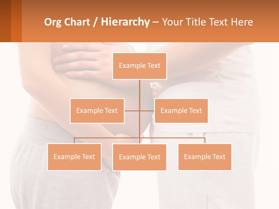 A Man And A Woman Holding Their Stomach PowerPoint Template