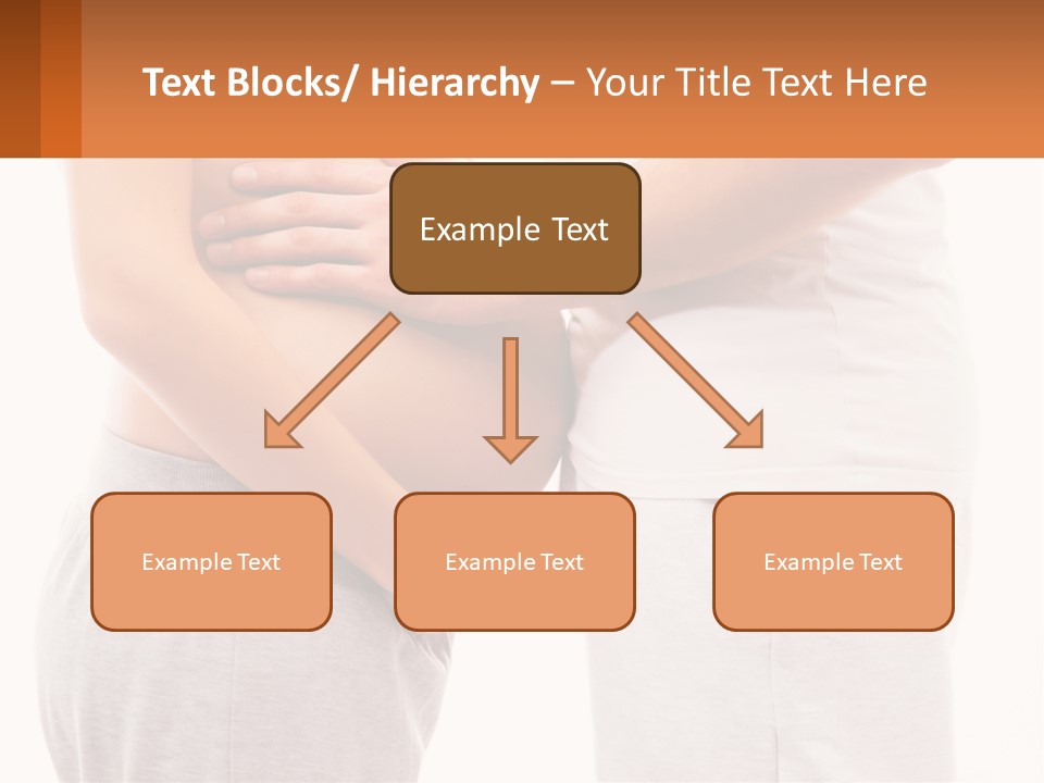 A Man And A Woman Holding Their Stomach PowerPoint Template