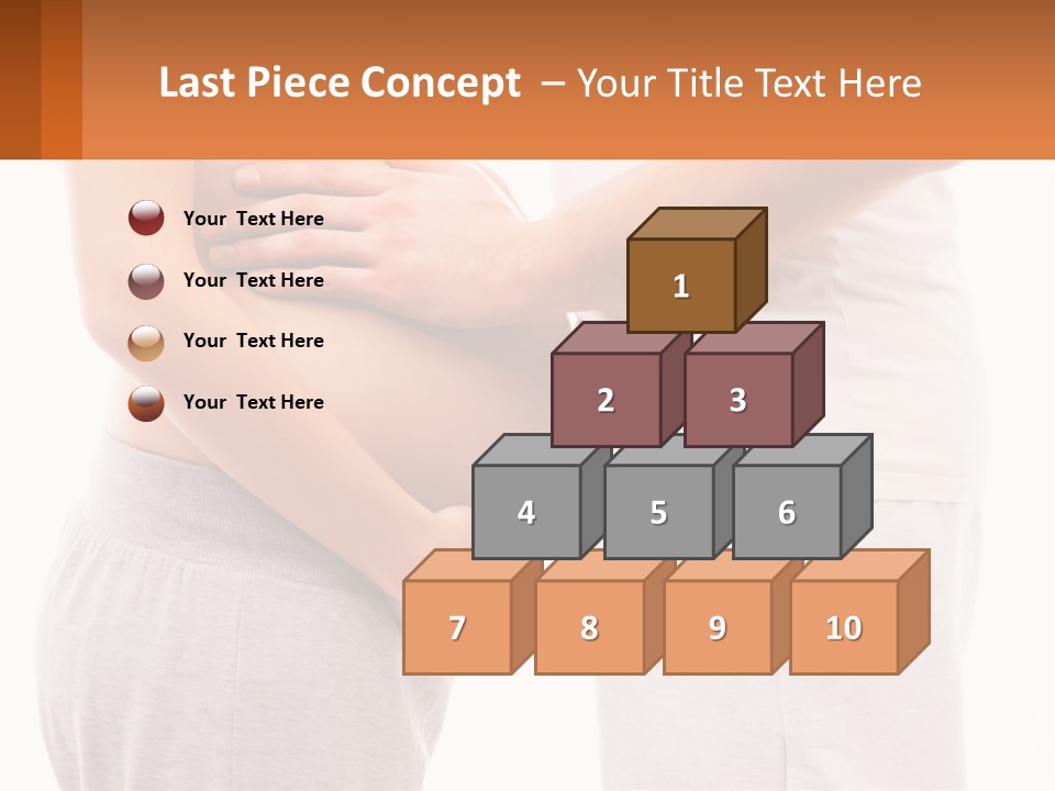 A Man And A Woman Holding Their Stomach PowerPoint Template