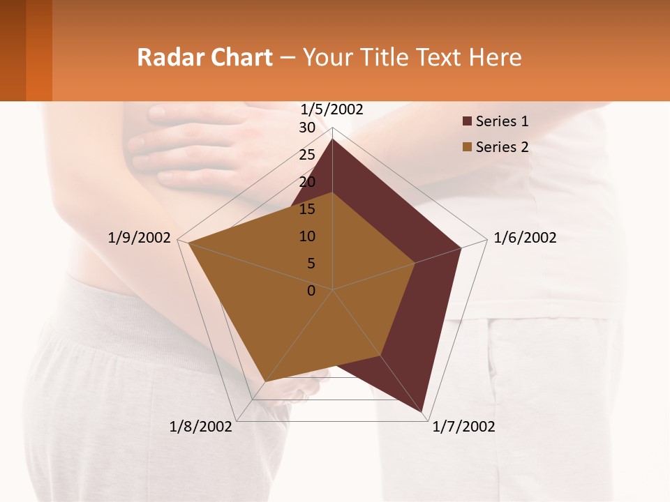 A Man And A Woman Holding Their Stomach PowerPoint Template