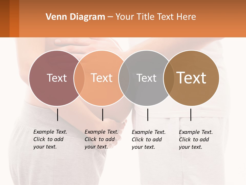 A Man And A Woman Holding Their Stomach PowerPoint Template