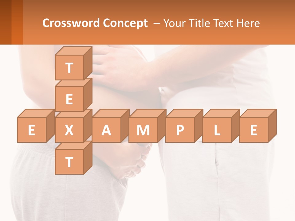 A Man And A Woman Holding Their Stomach PowerPoint Template