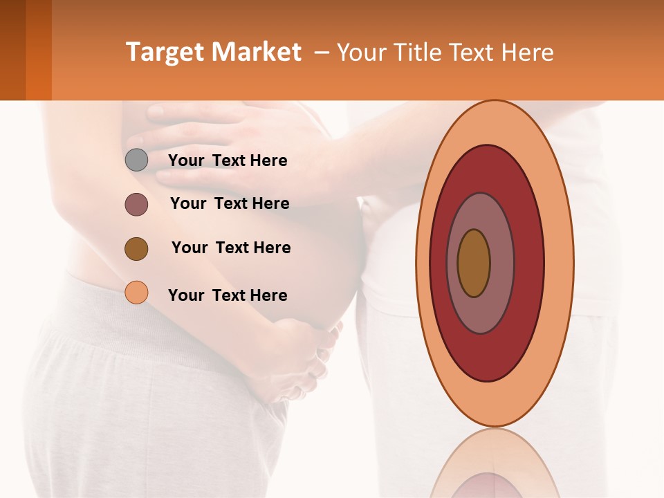 A Man And A Woman Holding Their Stomach PowerPoint Template