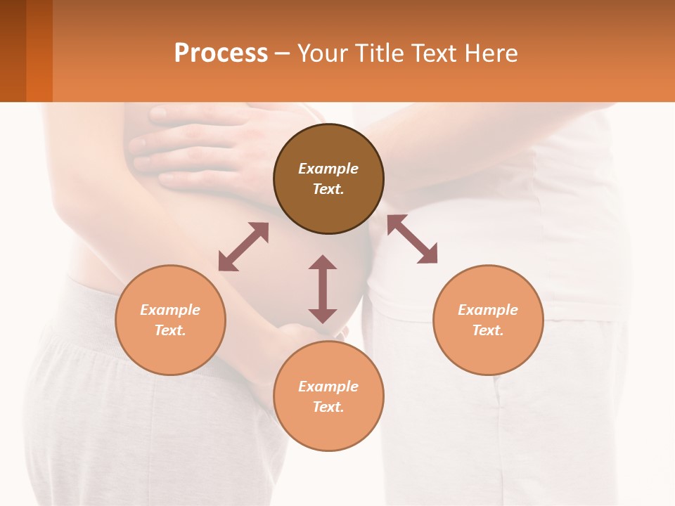 A Man And A Woman Holding Their Stomach PowerPoint Template