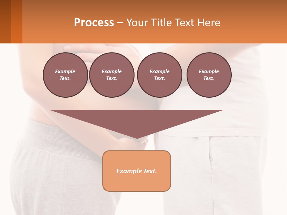 A Man And A Woman Holding Their Stomach PowerPoint Template