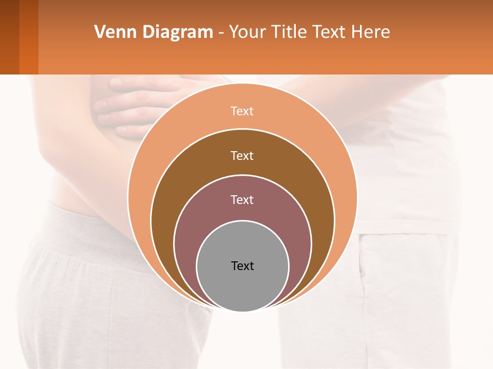 A Man And A Woman Holding Their Stomach PowerPoint Template