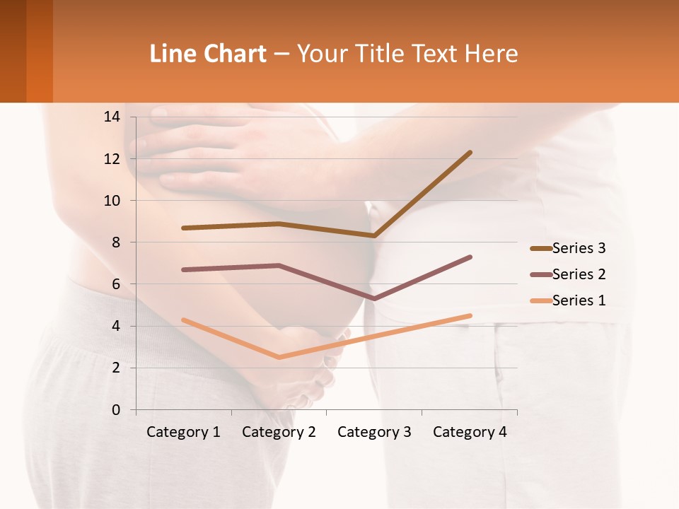 A Man And A Woman Holding Their Stomach PowerPoint Template