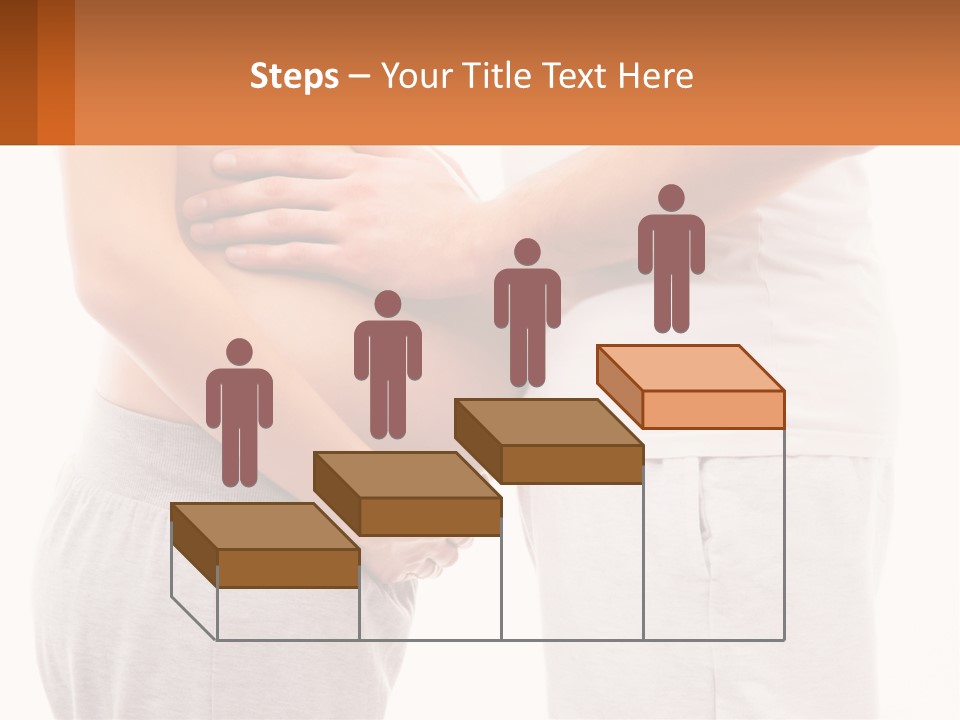 A Man And A Woman Holding Their Stomach PowerPoint Template