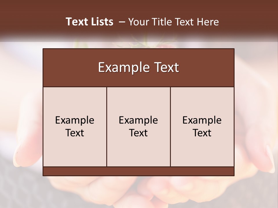 A Person Holding A Bunch Of Strawberries In Their Hands PowerPoint Template