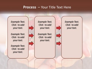 A Person Holding A Bunch Of Strawberries In Their Hands PowerPoint Template