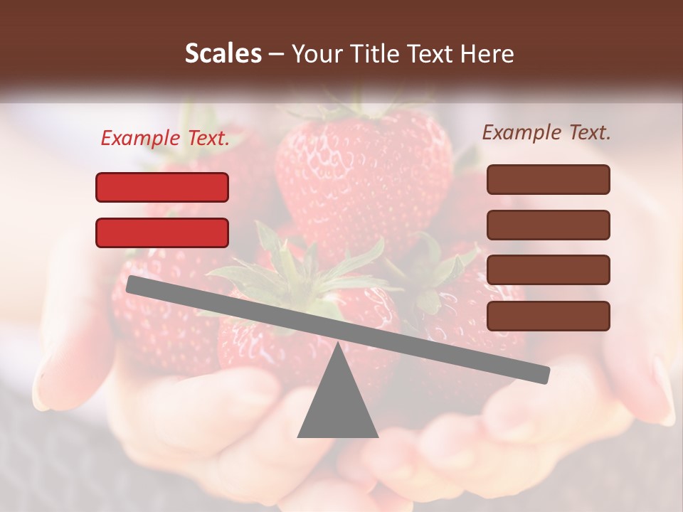 A Person Holding A Bunch Of Strawberries In Their Hands PowerPoint Template
