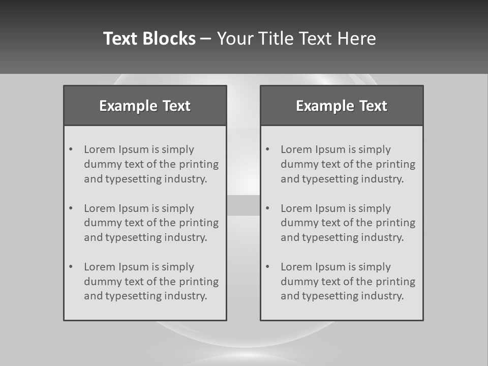 A Glass Ball With A Bed On It PowerPoint Template