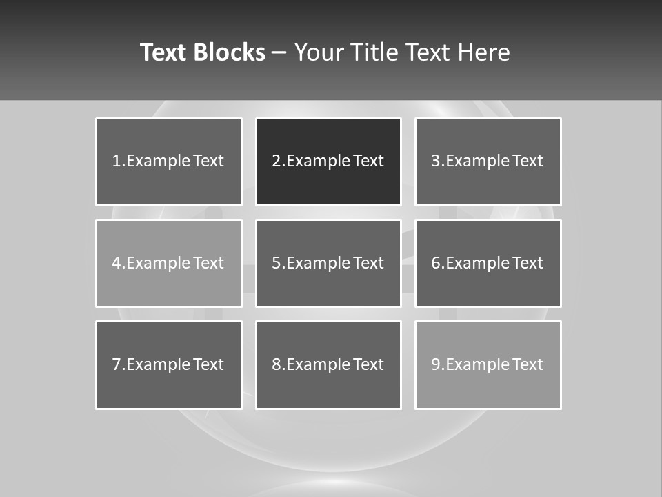 A Glass Ball With A Bed On It PowerPoint Template