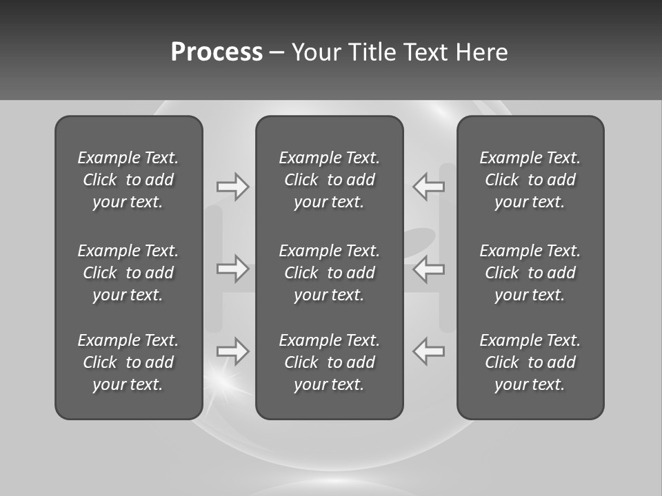A Glass Ball With A Bed On It PowerPoint Template