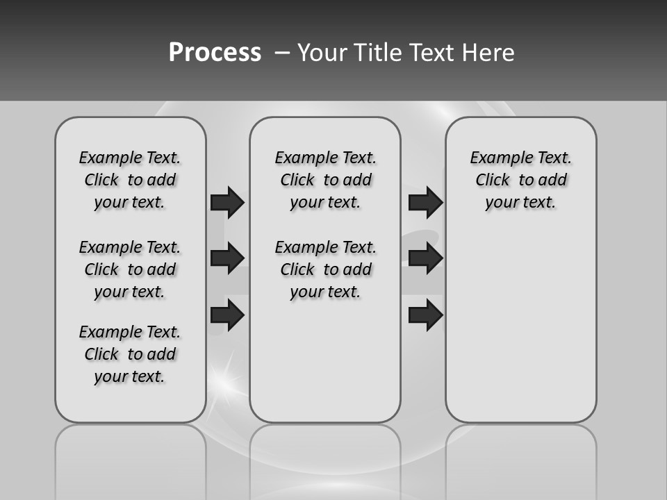 A Glass Ball With A Bed On It PowerPoint Template