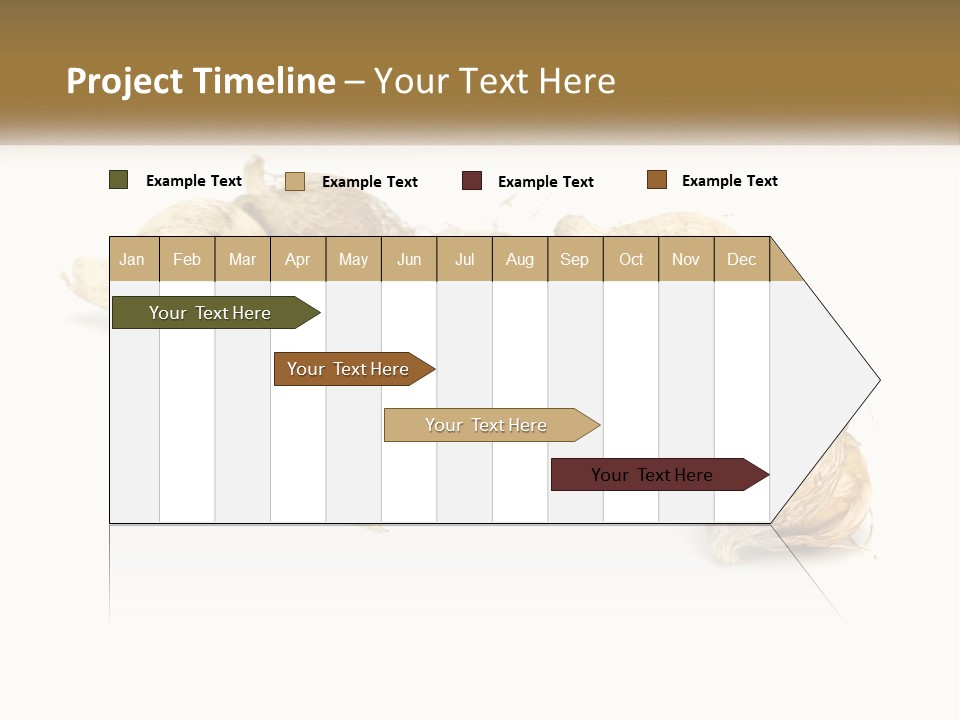 A Bunch Of Garlic On A White Background PowerPoint Template