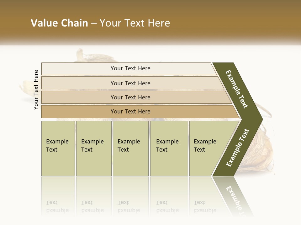 A Bunch Of Garlic On A White Background PowerPoint Template