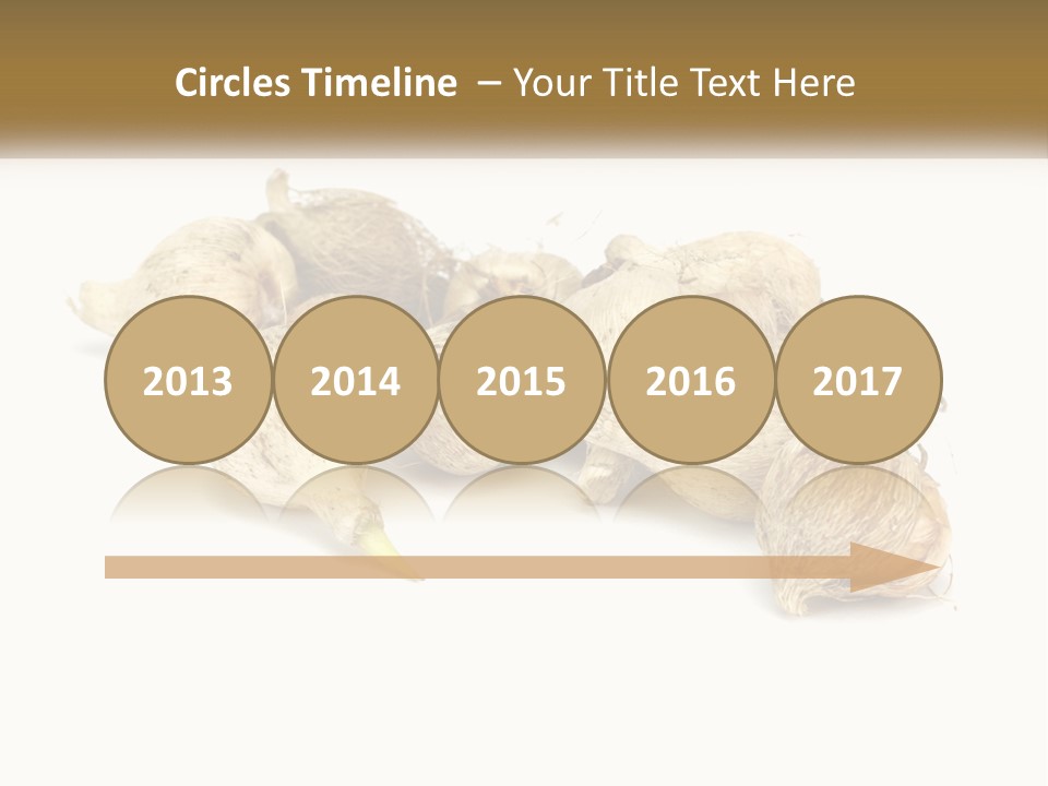 A Bunch Of Garlic On A White Background PowerPoint Template