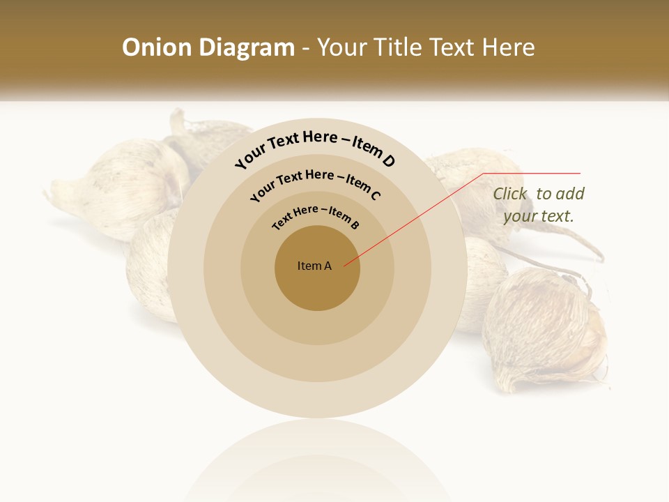 A Bunch Of Garlic On A White Background PowerPoint Template