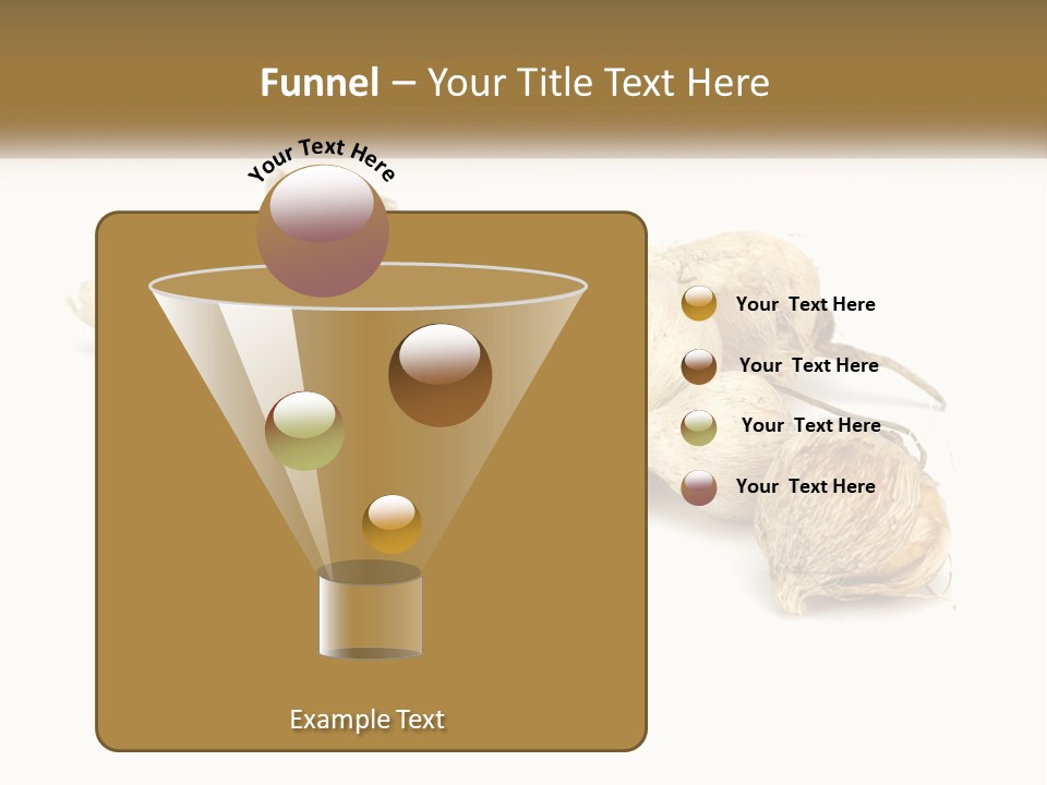 A Bunch Of Garlic On A White Background PowerPoint Template