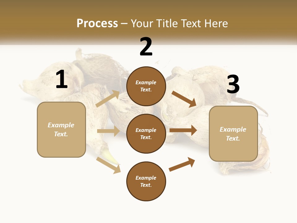 A Bunch Of Garlic On A White Background PowerPoint Template