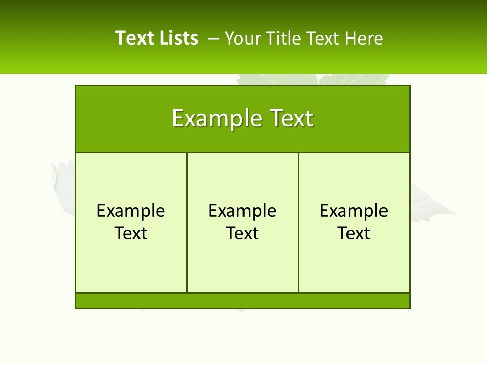 A Piece Of Cheese With A Green Leaf On Top Of It PowerPoint Template