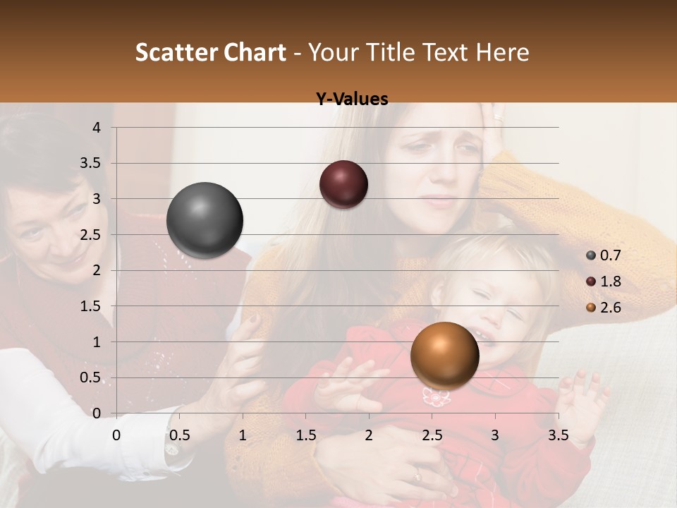 A Woman Holding A Baby And A Woman Holding A Child PowerPoint Template