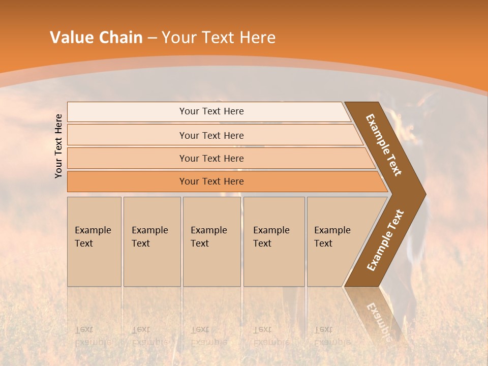 A Couple Of Deer Standing On Top Of A Grass Covered Field PowerPoint Template