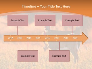 A Couple Of Deer Standing On Top Of A Grass Covered Field PowerPoint Template