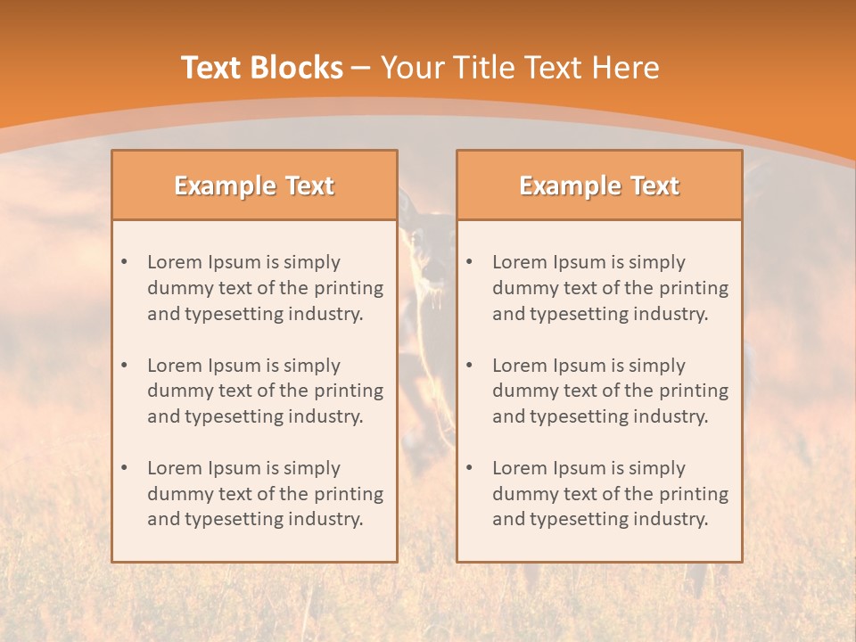 A Couple Of Deer Standing On Top Of A Grass Covered Field PowerPoint Template