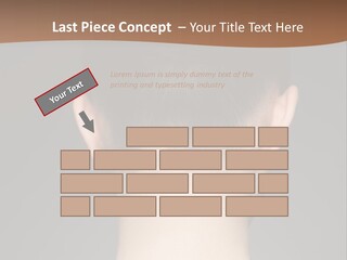 A Woman's Back With Her Hair In A Bun PowerPoint Template