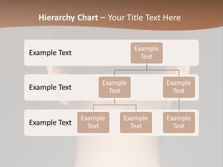 A Woman's Back With Her Hair In A Bun PowerPoint Template