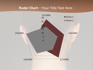 A Woman's Back With Her Hair In A Bun PowerPoint Template