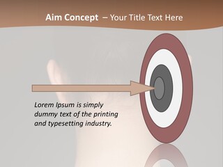 A Woman's Back With Her Hair In A Bun PowerPoint Template