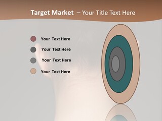 A Woman's Back With Her Hair In A Bun PowerPoint Template