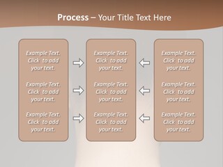 A Woman's Back With Her Hair In A Bun PowerPoint Template