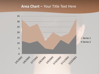 A Woman's Back With Her Hair In A Bun PowerPoint Template