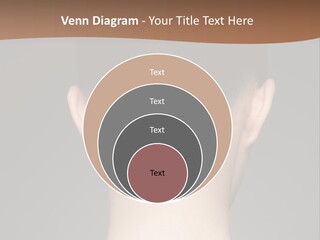 A Woman's Back With Her Hair In A Bun PowerPoint Template