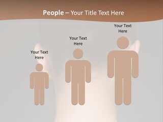 A Woman's Back With Her Hair In A Bun PowerPoint Template