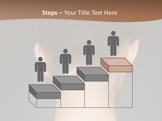 A Woman's Back With Her Hair In A Bun PowerPoint Template