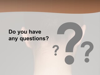 A Woman's Back With Her Hair In A Bun PowerPoint Template