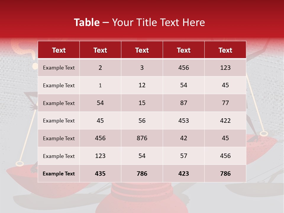 A Man And Woman Balance On A Scale PowerPoint Template