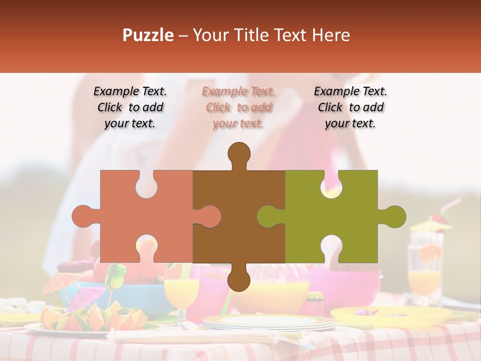 A Table Topped With Plates And Bowls Filled With Food PowerPoint Template