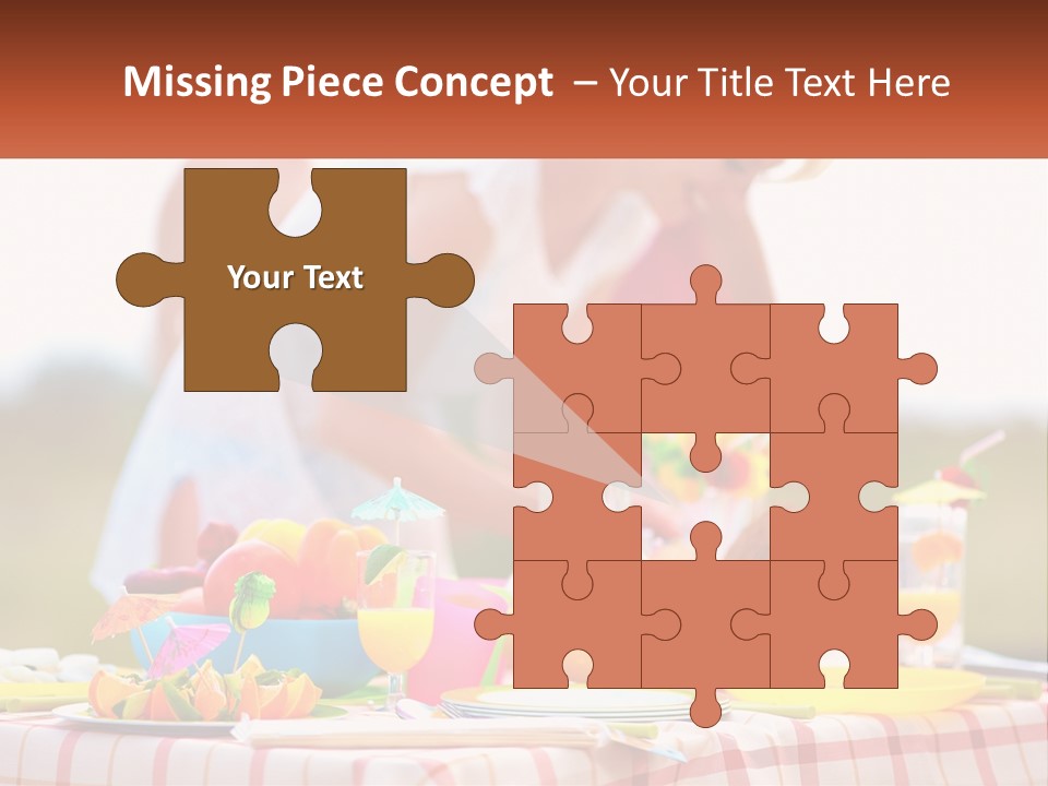 A Table Topped With Plates And Bowls Filled With Food PowerPoint Template