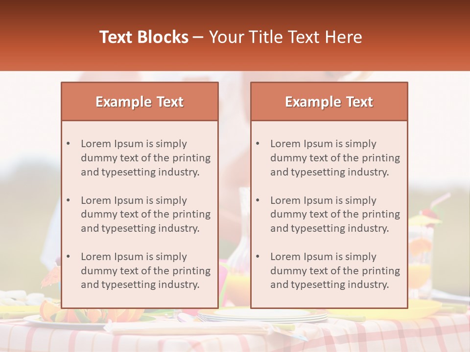 A Table Topped With Plates And Bowls Filled With Food PowerPoint Template