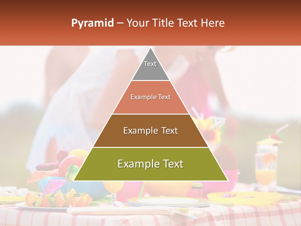 A Table Topped With Plates And Bowls Filled With Food PowerPoint Template