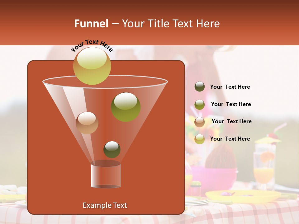 A Table Topped With Plates And Bowls Filled With Food PowerPoint Template